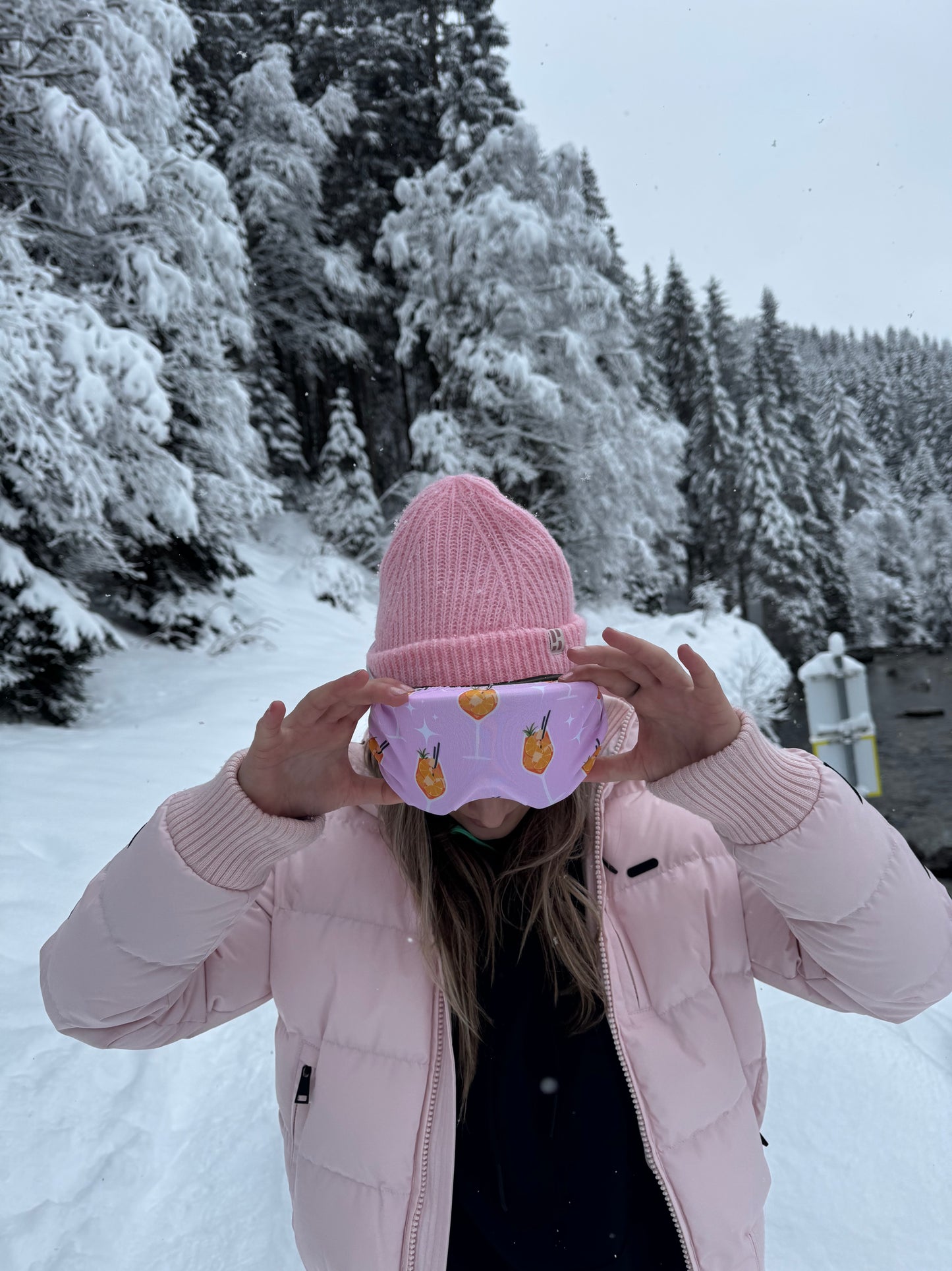 Skibril hoesje aperol| Lotsofdesign