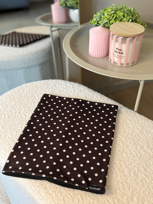 Bruine polka dots | Lotsofdesign
