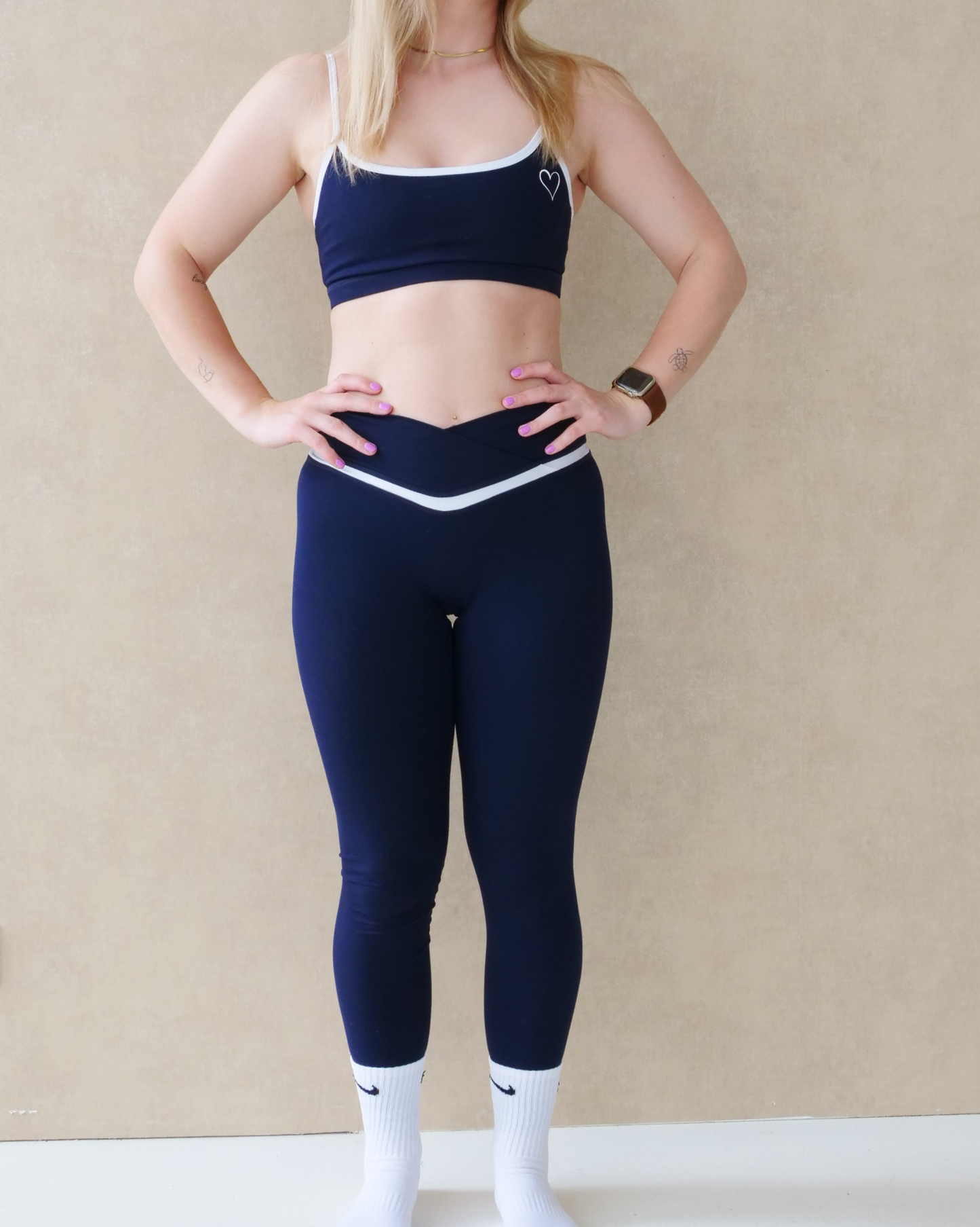 Donkerblauwe sportlegging | Lotsofdesign