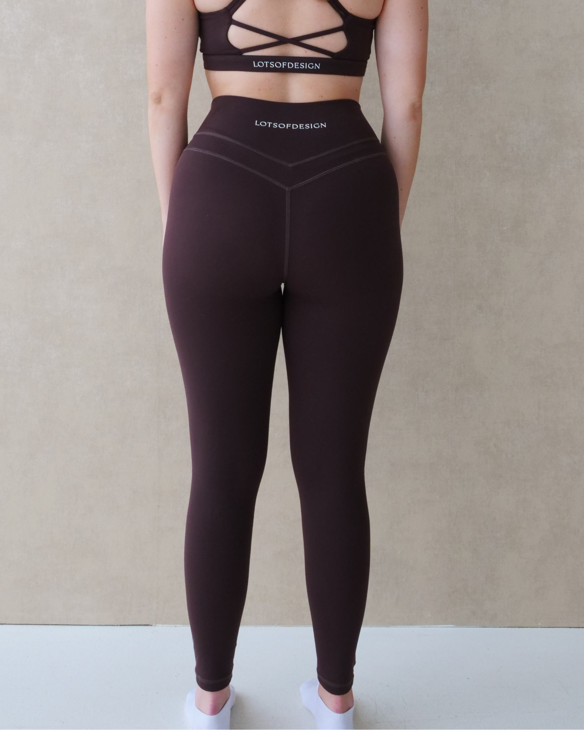 Donker bruine sportlegging | Lotsofdesign