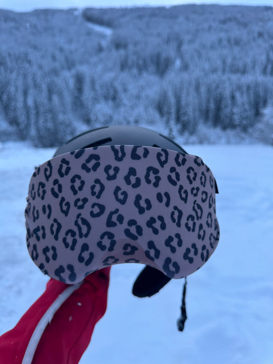 Skibril hoes panterprint