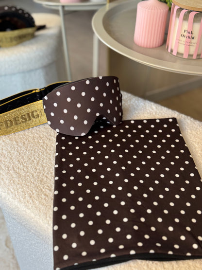 Bruine polkadots print| Lotsofdesign