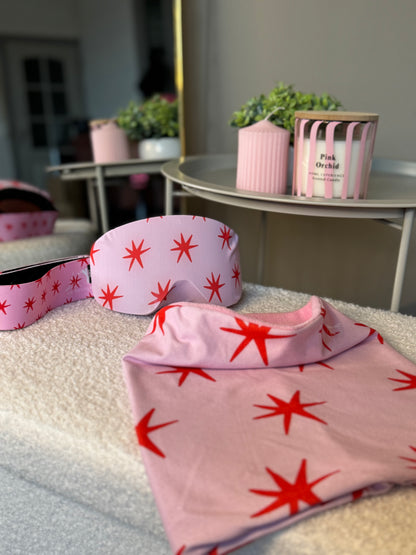 Roze skibuff dames | Lotsofdesign