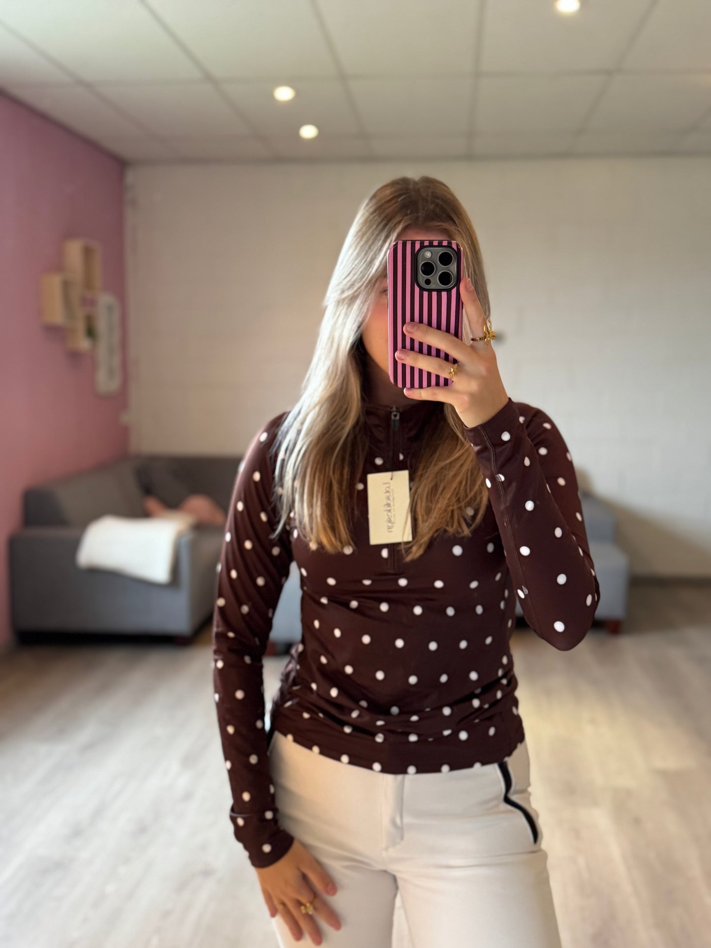 Bruine ski top | Lotsofdesign