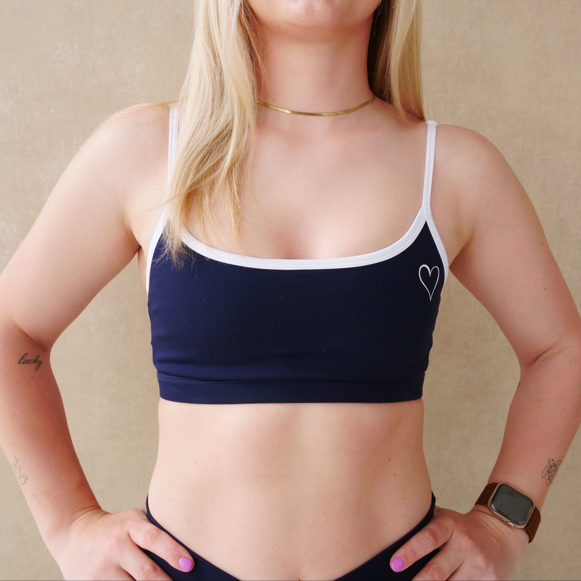 Blauwe sportbh | Lotsofdesign
