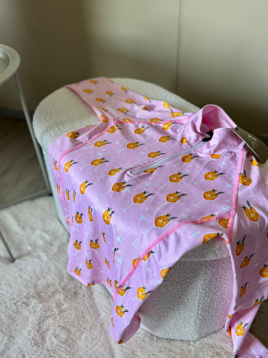 Roze ski pully met aperol | Lotsofdesign