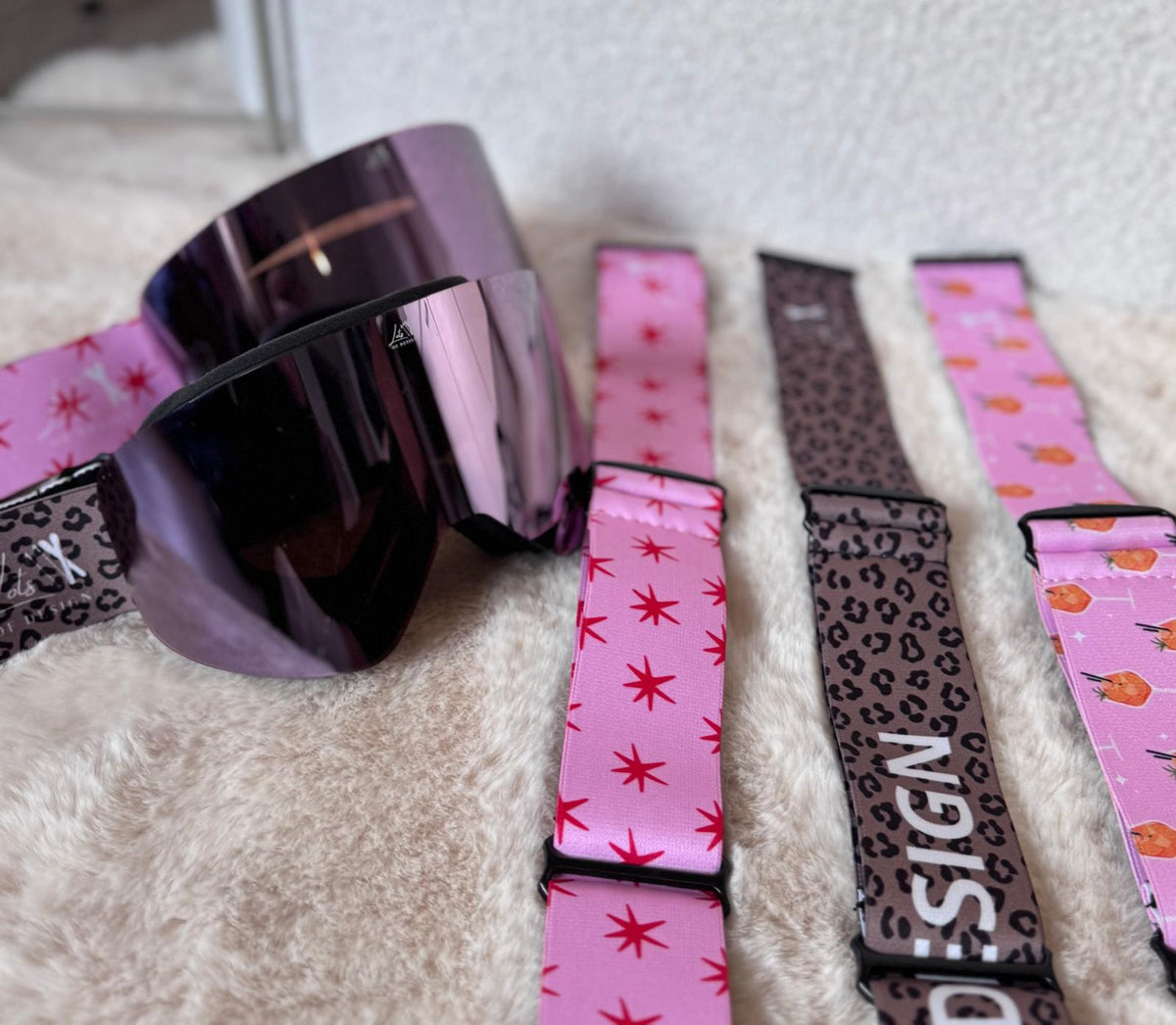 Skibril roze | Lotsofdesign