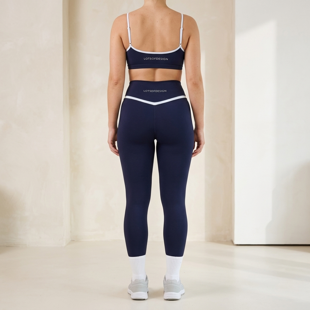 Donkerblauwe sportlegging | Lotsofdesign