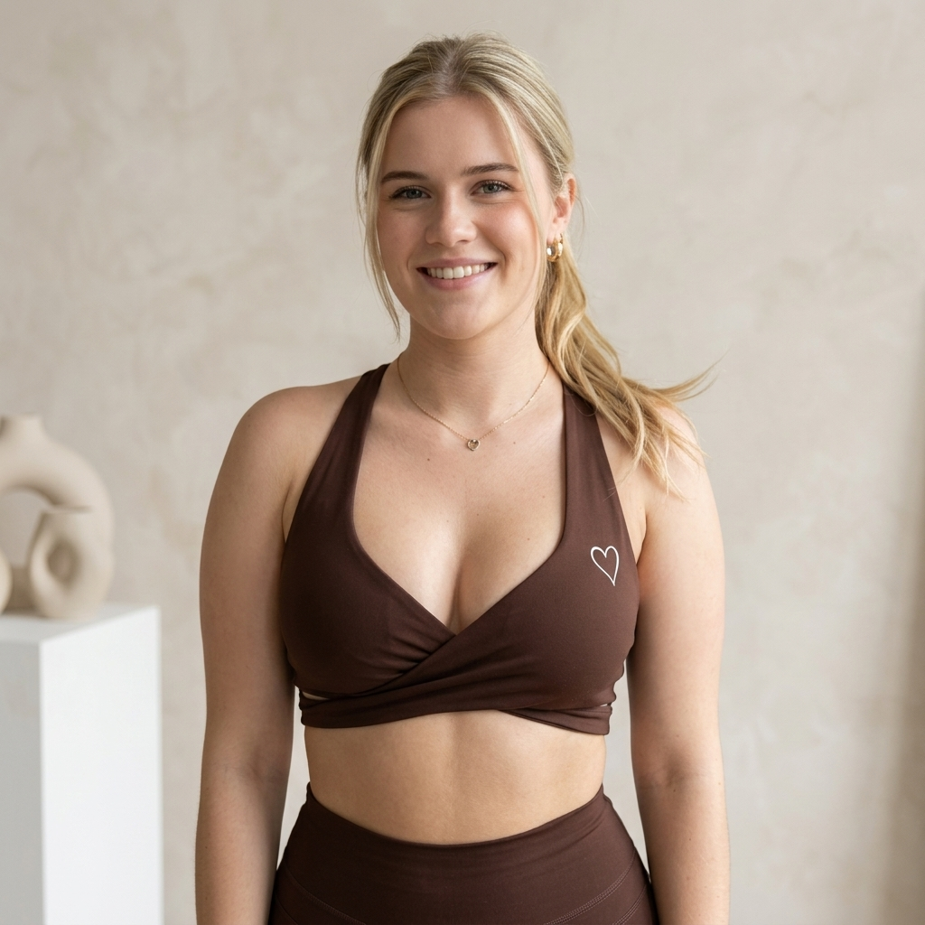 Bruine sportbh | Lotsofdesign